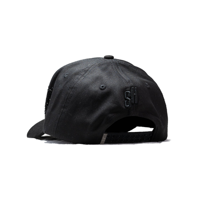 Total Black 'M' Emblem Cap
