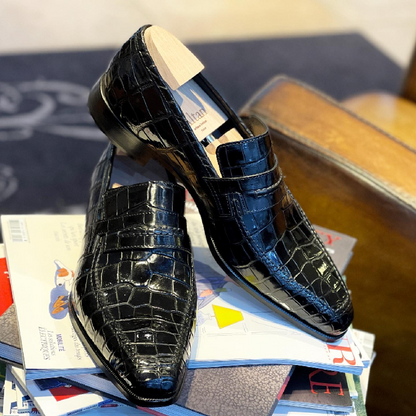 Men's Luxury Crocodile Leather Loafers