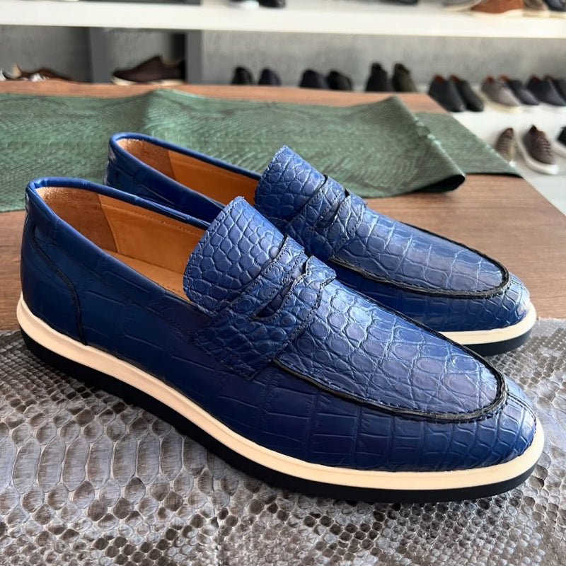 Men's Luxury Crocodile Shoes