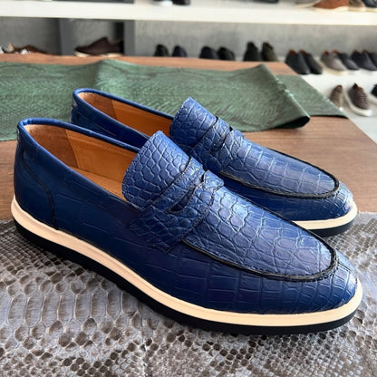 Men's Luxury Crocodile Shoes