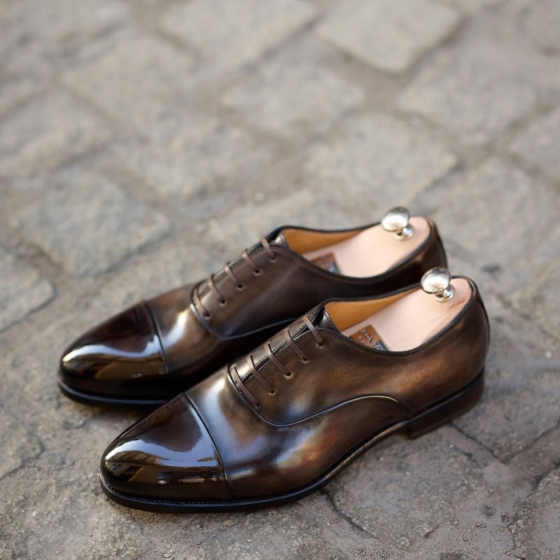 The Cagney Stitched Cap-Toe Oxford