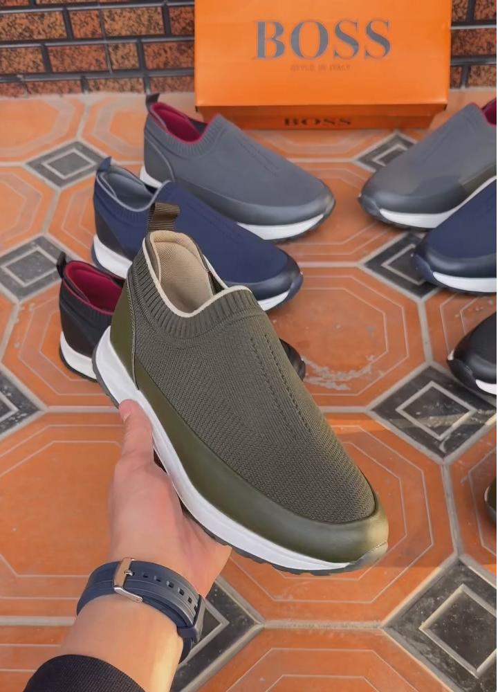 Men's Breathable Mesh Slip-On Orthopedic Shoes