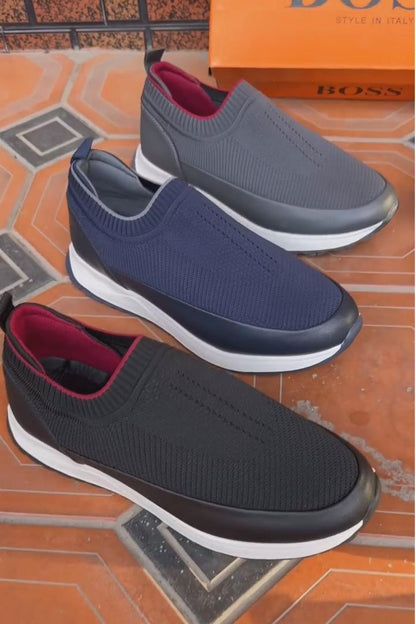 Men's Breathable Mesh Slip-On Orthopedic Shoes