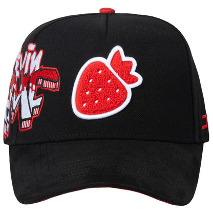 Strawberry Embroidery Cap