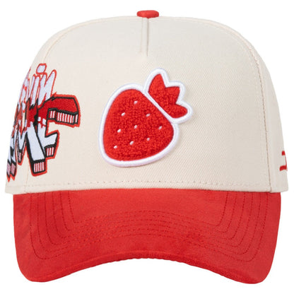 Strawberry Embroidery Cap