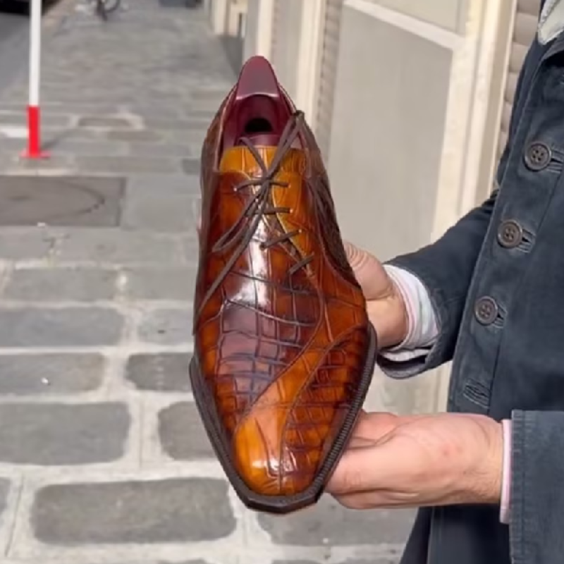 Crocodile Luxury Oxfords