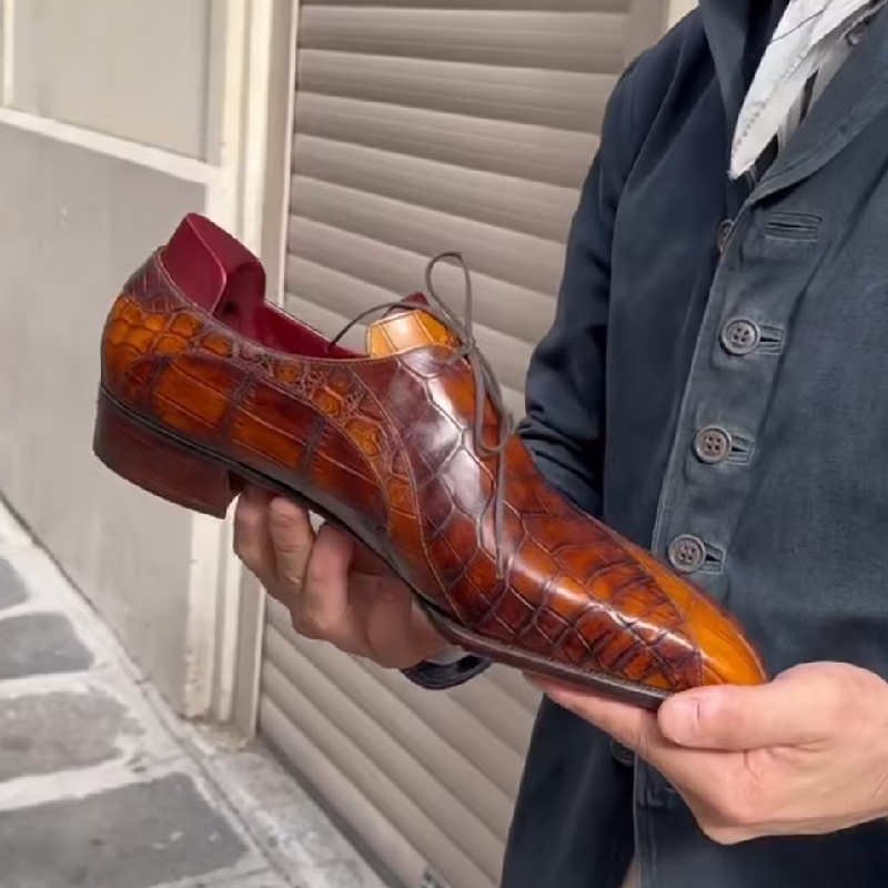 Crocodile Luxury Oxfords