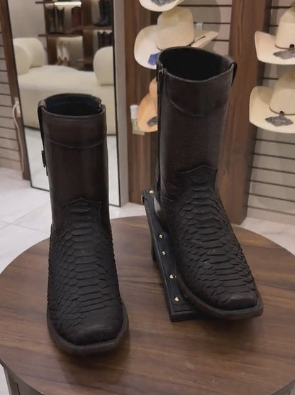Handmade Italian Python Boots(Buy 2 Free Shipping✔️)