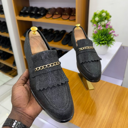 Handmade Luxury Tasseled Loafers Dress Shoes