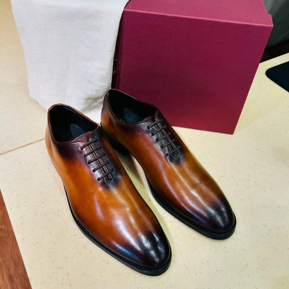 Handmade Brown Classic Formal Derby