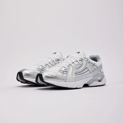 Metallic Silver Sneakers
