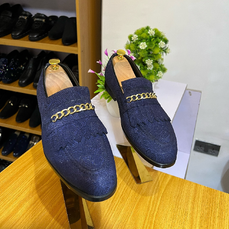 Handmade Luxury Tasseled Loafers Dress Shoes