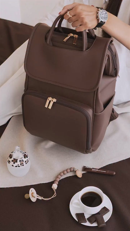 Genuine Leather Multifunctional Backpack