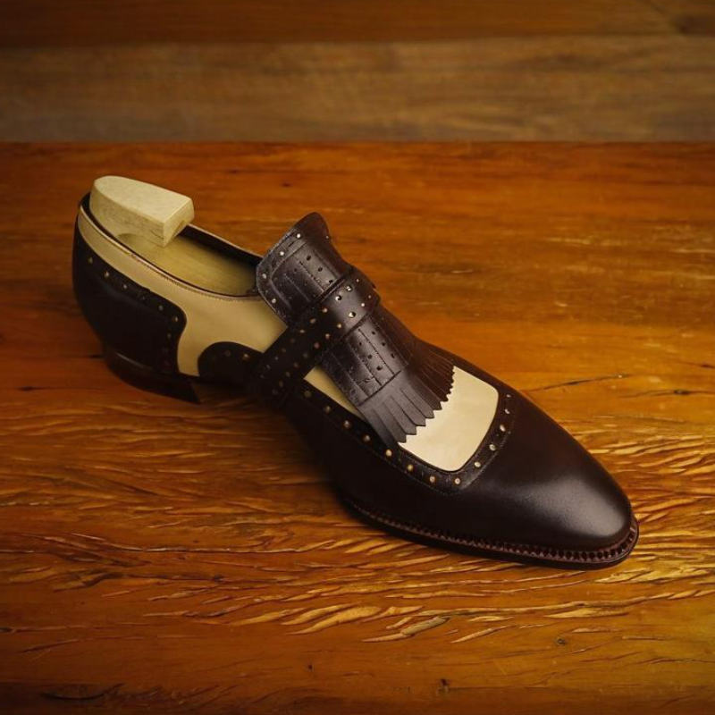 Handmade Calfskin Tassel Loafers