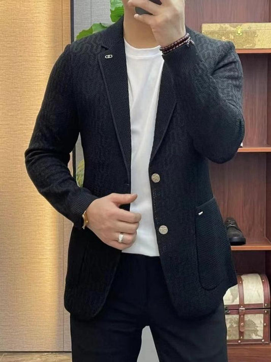 Men's Knitted Casual Suit