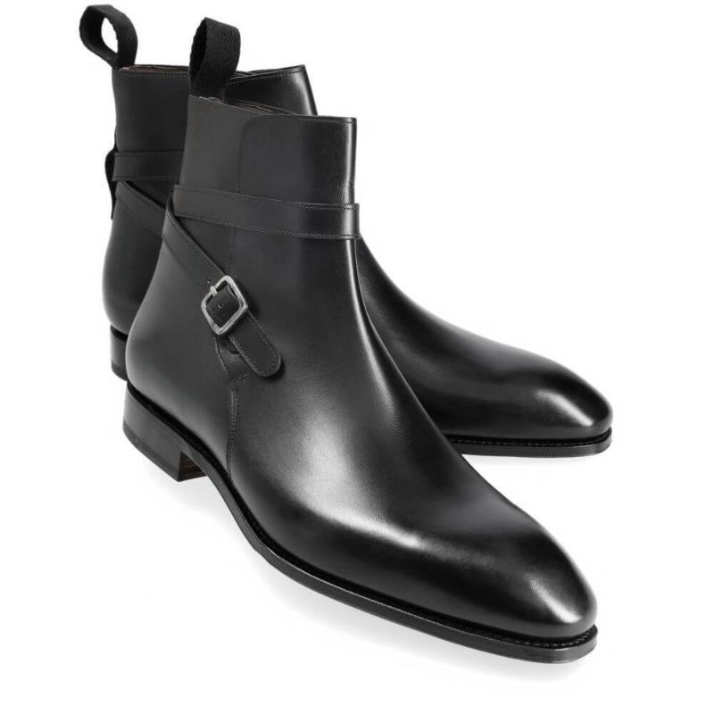 Single Monk Genuine Leather Boots