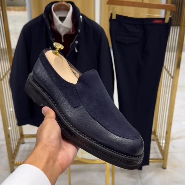 Men's Leather Shoes For Fall And Winter