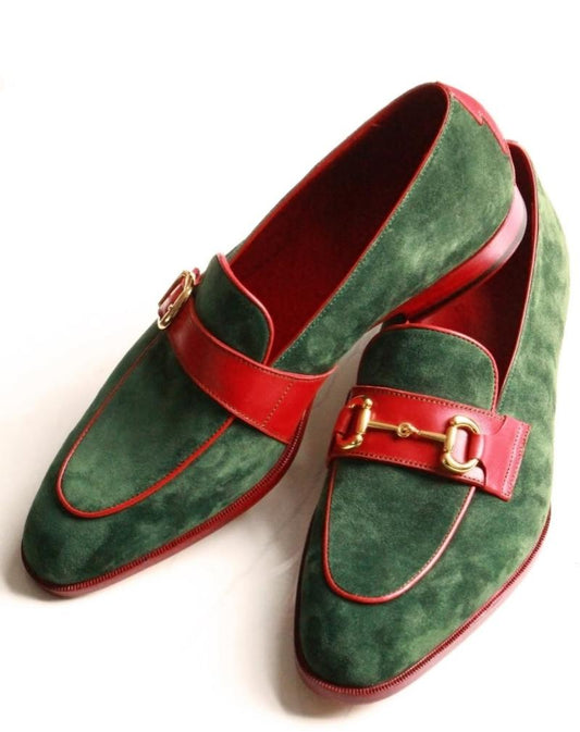 One-Step Suede Loafer Shoes