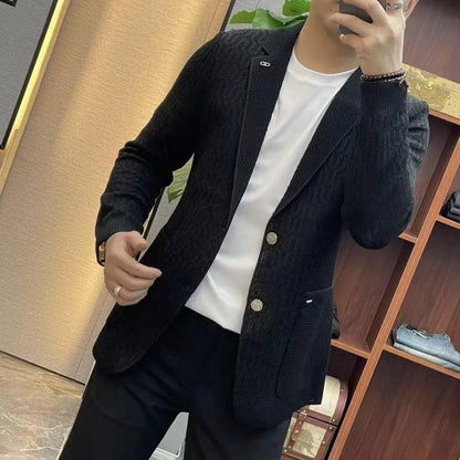 Men's Knitted Casual Suit