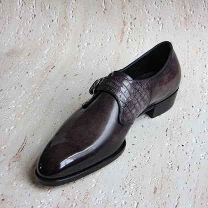Chapsal Single Monk Leather Shoes