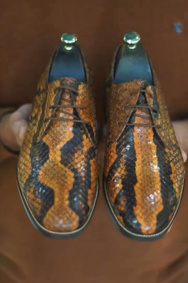 Spotted Python Classic Oxford Men’s Shoes