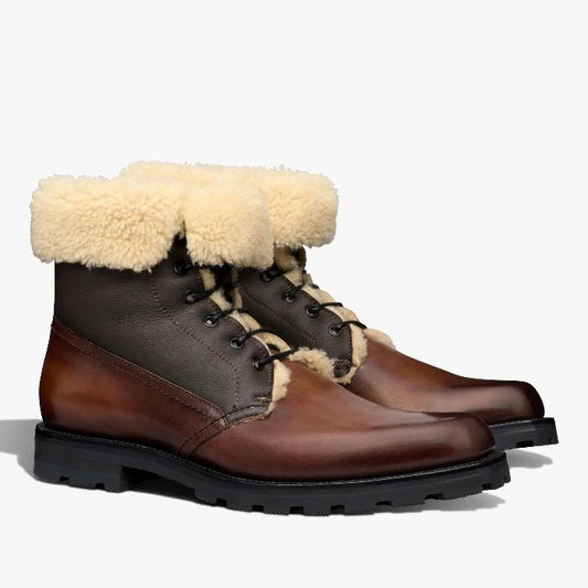 Ultima Shearling And Leather Boots