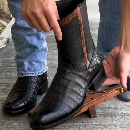 Original Crocodile Leather Cowboy Boots