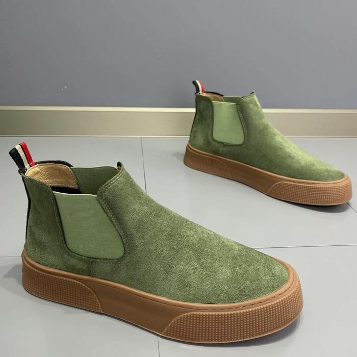 High Top Sneakers Men Winter Plush Boots