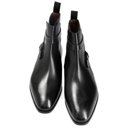 Single Monk Genuine Leather Boots