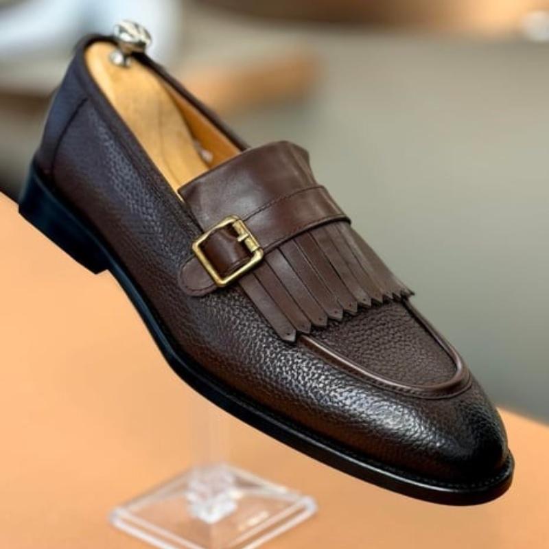 (⏰Last Day Promotion $5 OFF)Italian Style Inside Out Natural Leather Men's Shoes