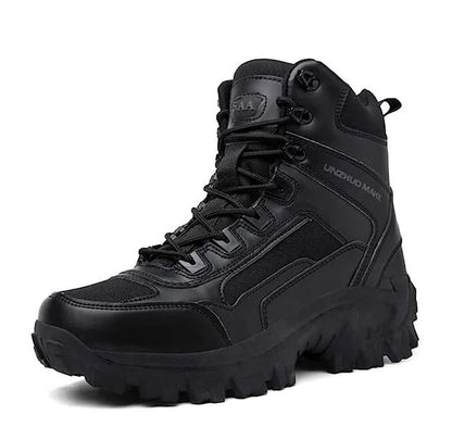 Men's Waterproof Outdoor Anti-Puncture Work Combat Boots Army Boots (Durability Upgrade)