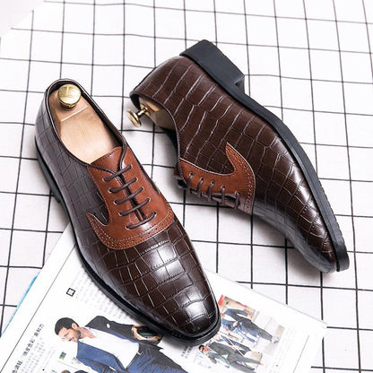 Men's Simple Business Formal Leather Shoes