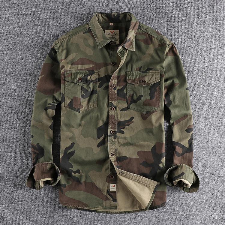 kings Cross camo Button Up Shirt