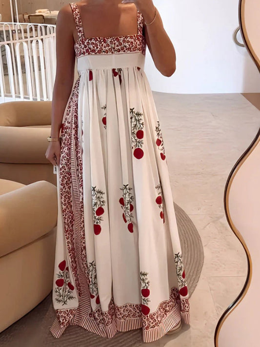 FLoral Swing Maxi Dress