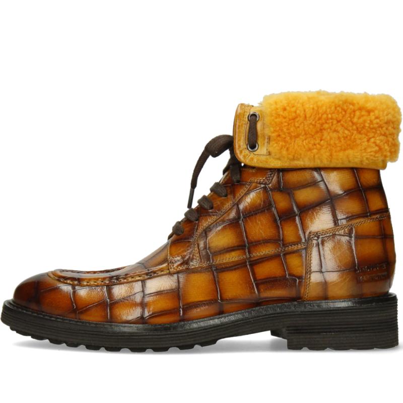 Turtle Indy Yellow Shade Sherling Boots