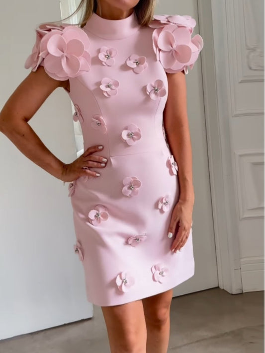 3D Flower Chic Dress