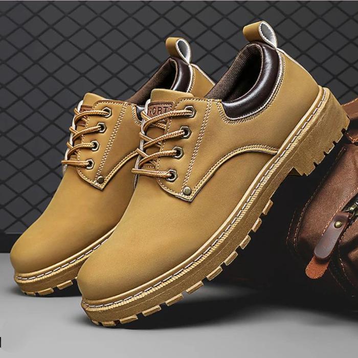 Men's Casual Suede Leather Work Shoes