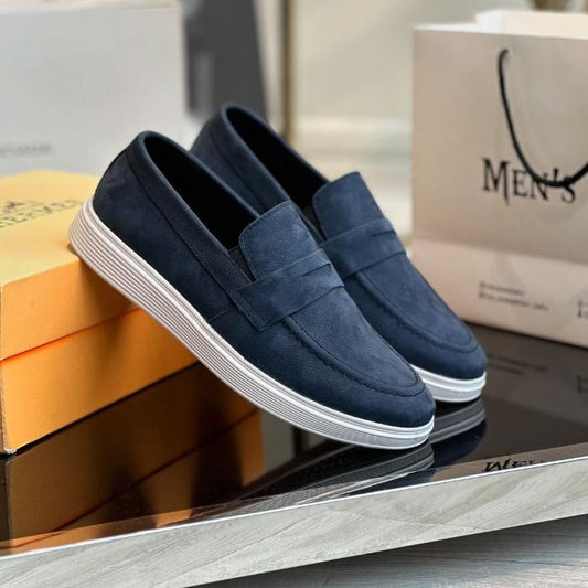 Fall And Winter Lazy Men Leather Shoes