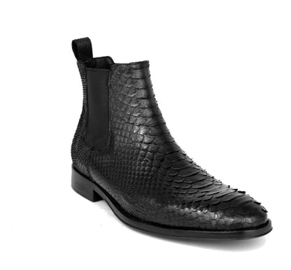 Classic Black Snake Samuel Boots