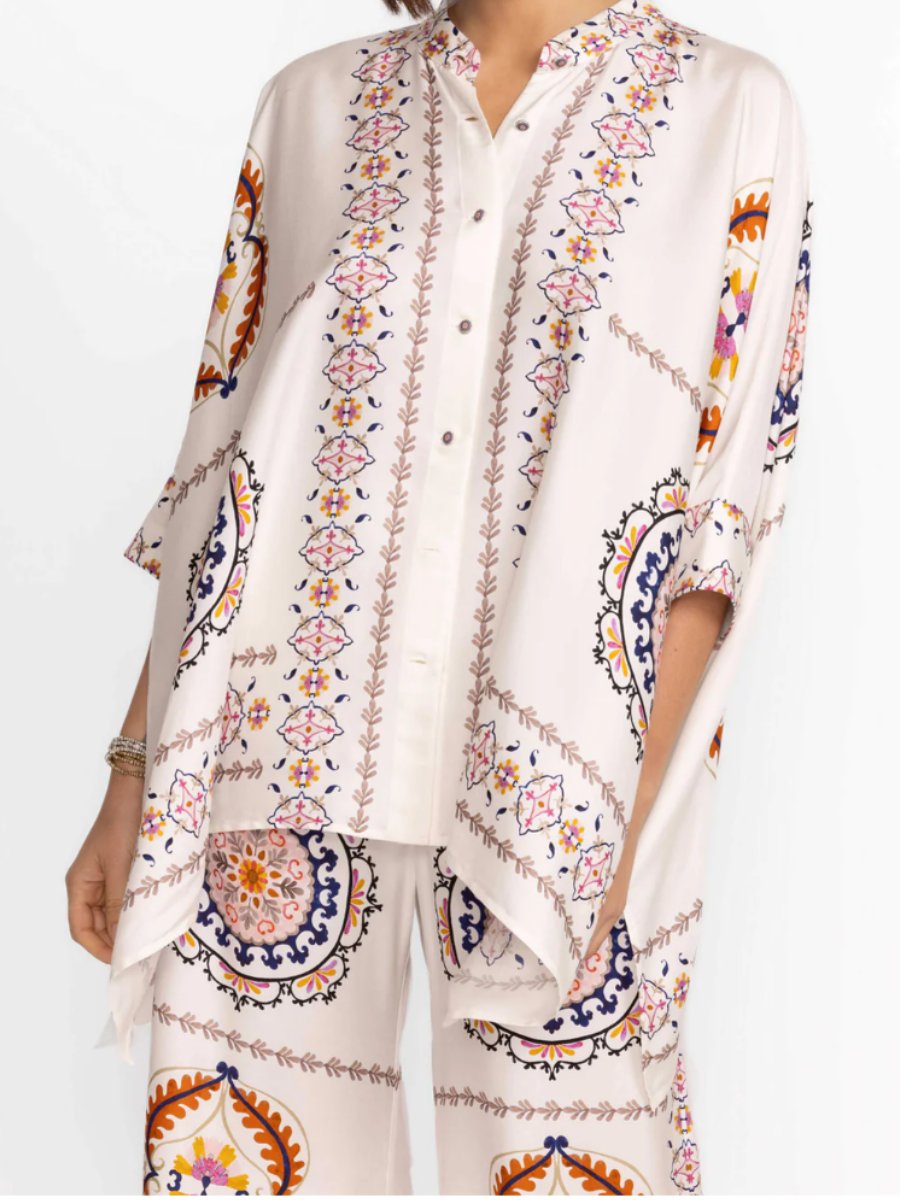 Sophisticated Printed Loose Suit