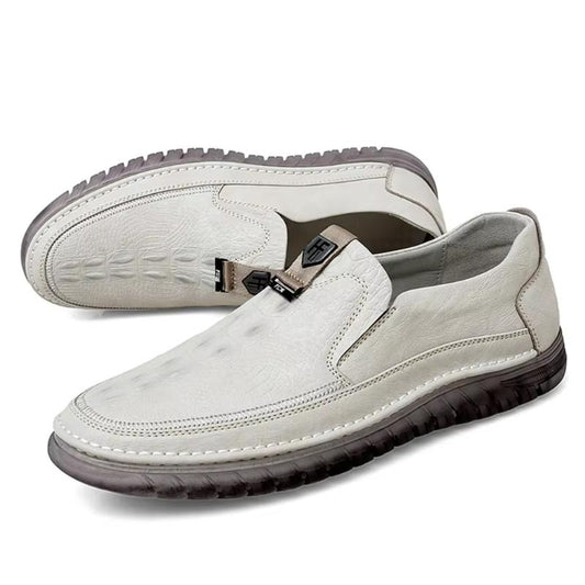 Slip On Men Loafers Microfiber Leather Casual Footwear