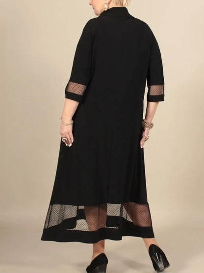 Loose Casual Black Dress