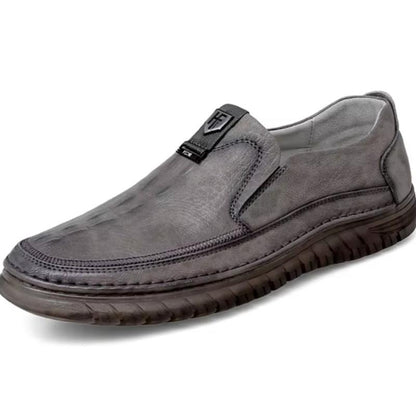 Slip On Men Loafers Microfiber Leather Casual Footwear