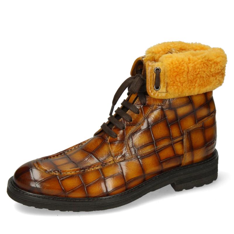 Turtle Indy Yellow Shade Sherling Boots