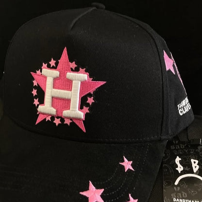 Dandy Pink Embroidered Cap